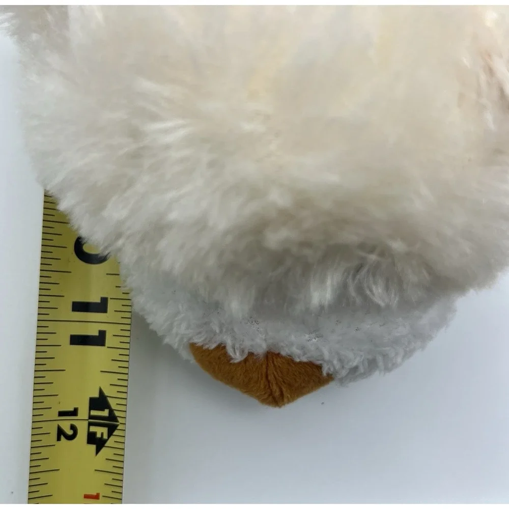 Plush Greenbrier Fuzzy Friend White Bear 12